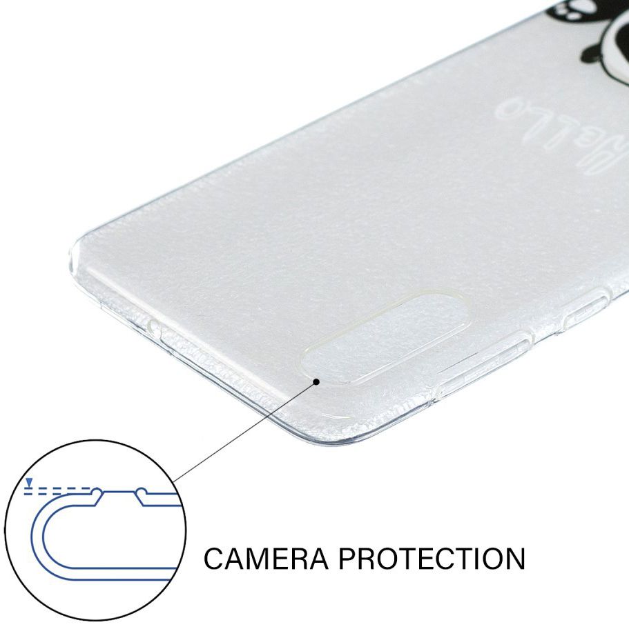 Samsung Galaxy A50 Hoesje TPU met Cute Panda Print afbeelding 4