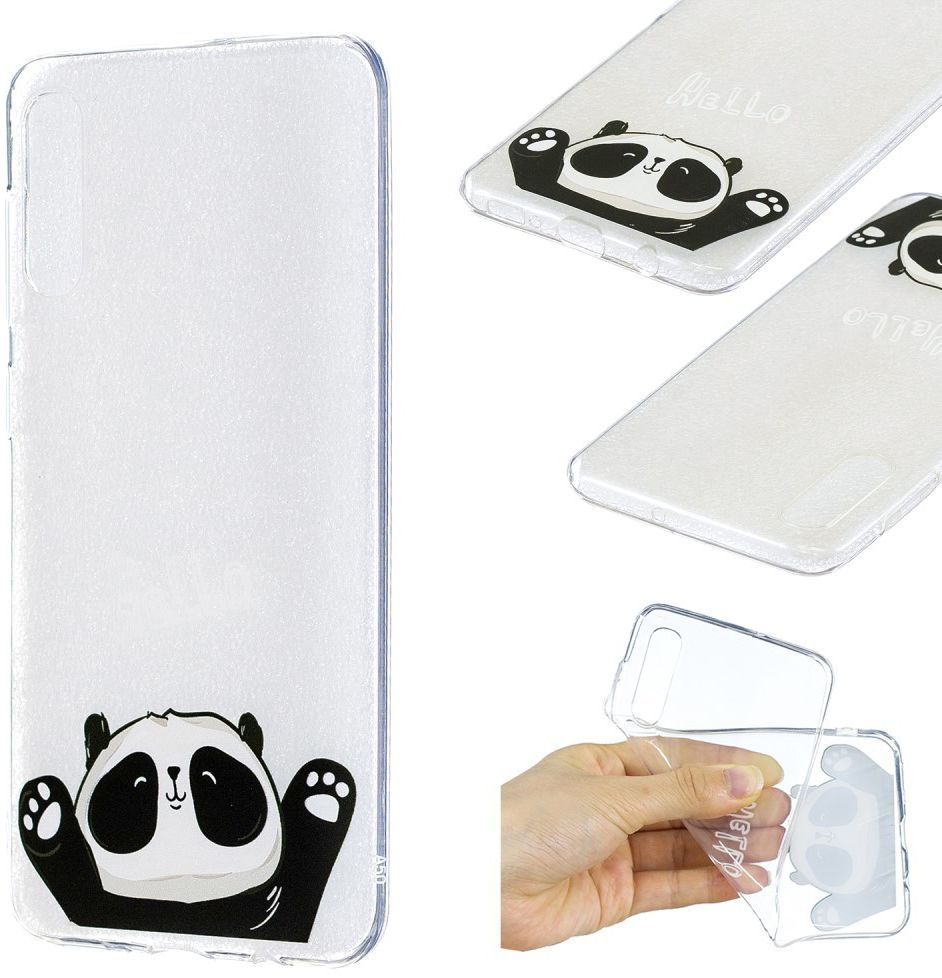 Samsung Galaxy A50 Hoesje TPU met Cute Panda Print afbeelding 5