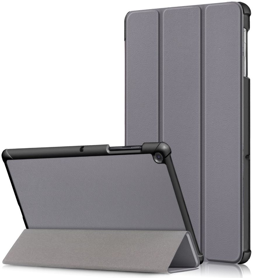 Samsung Galaxy Tab S5e Hoes Tri-Fold Grijs afbeelding 1