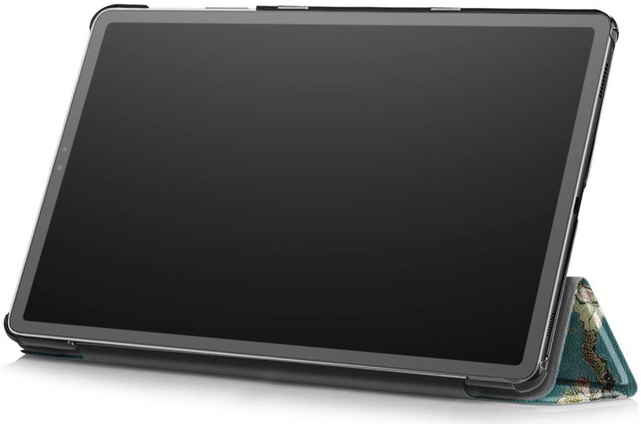 Samsung Galaxy Tab S5e Hoes Tri-Fold met Wintersweet Print afbeelding 3