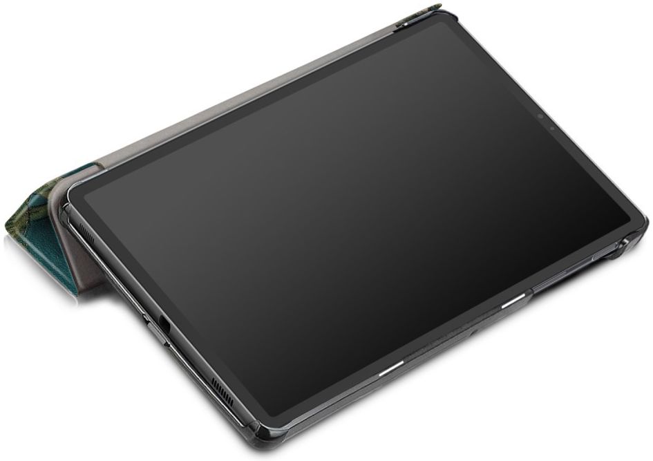 Samsung Galaxy Tab S5e Hoes Tri-Fold met Wintersweet Print afbeelding 4