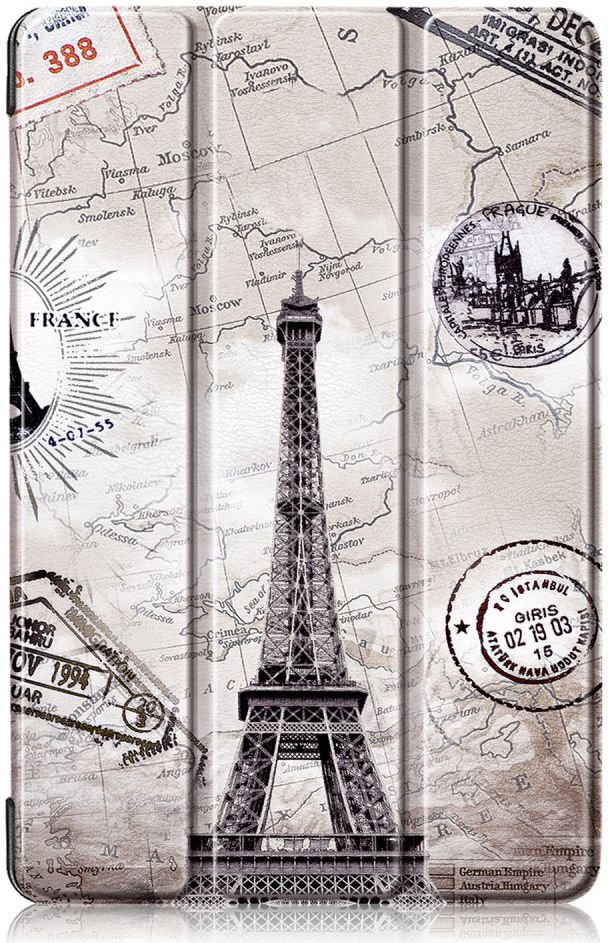 Samsung Galaxy Tab S5e Tri-Fold Hoes met Eiffeltoren Print afbeelding 6