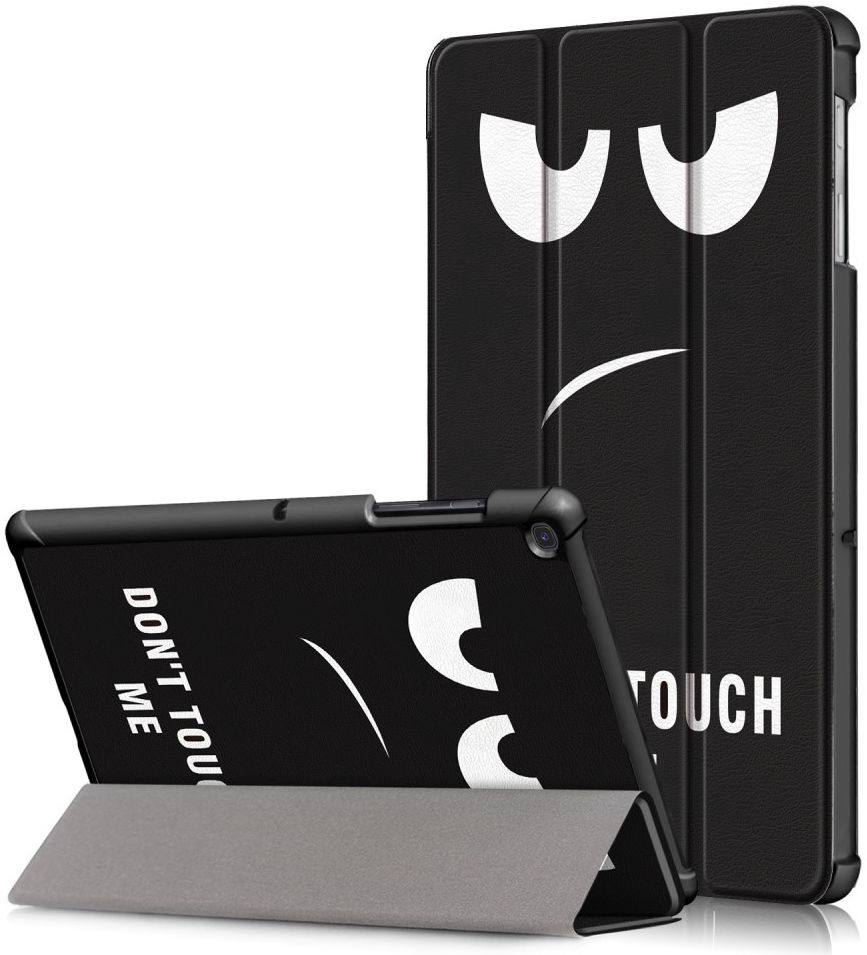 Samsung Galaxy Tab S5e Hoes Tri-Fold met Don't Touch Print afbeelding 1