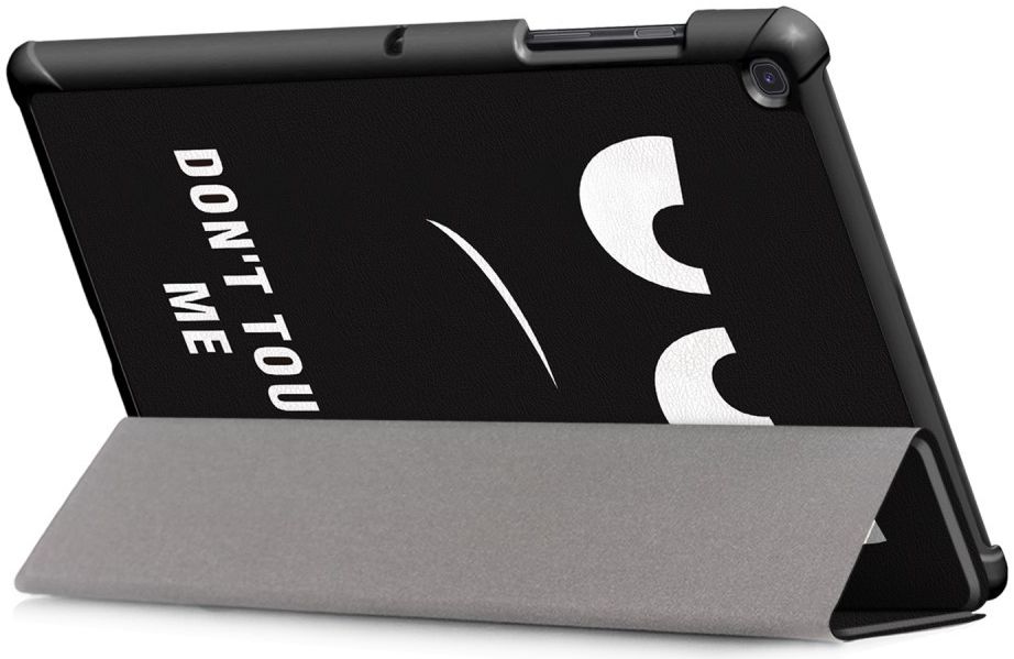 Samsung Galaxy Tab S5e Hoes Tri-Fold met Don't Touch Print afbeelding 2