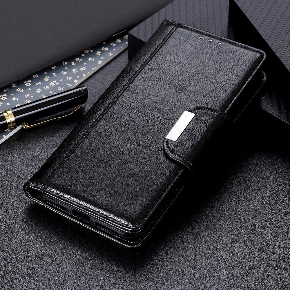 Samsung Galaxy A40 Portemonnee Stand Hoesje Zwart afbeelding 12