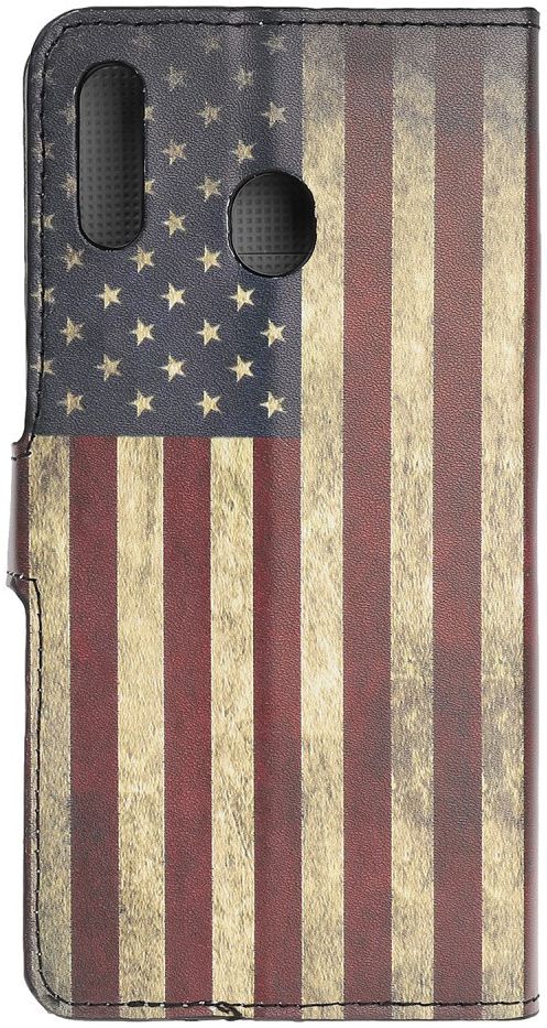 Samsung Galaxy A40 Portemonnee Hoesje met Print Amerikaanse Vlag afbeelding 5