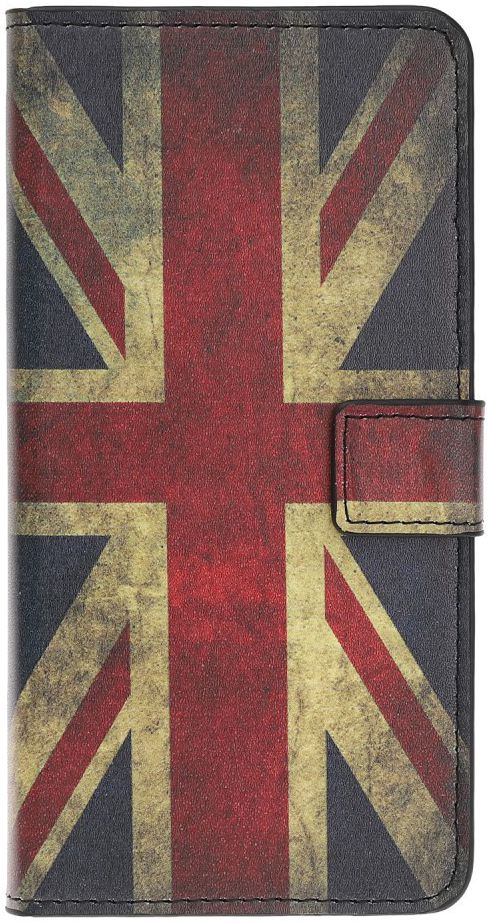 Samsung Galaxy A40 Portemonnee Hoesje met Print Britse Vlag afbeelding 1