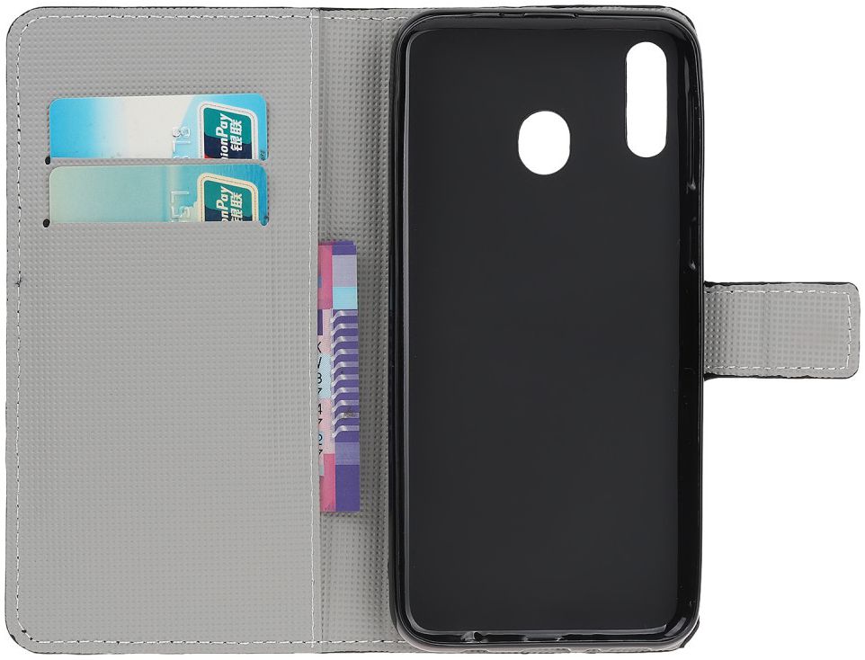 Samsung Galaxy A40 Portemonnee Hoesje met Print Britse Vlag afbeelding 2