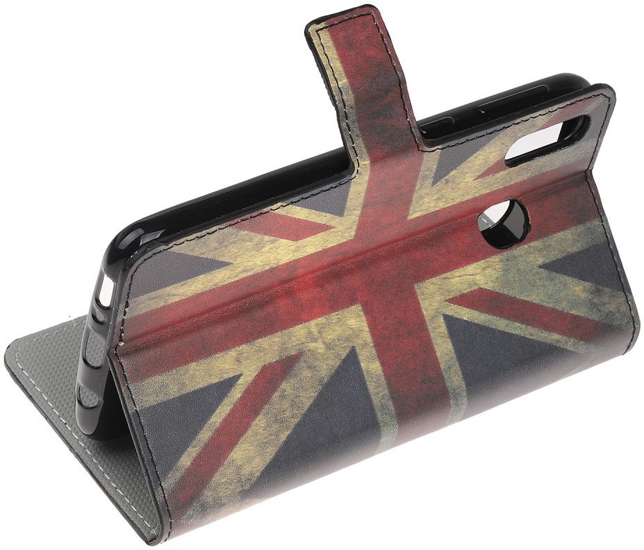 Samsung Galaxy A40 Portemonnee Hoesje met Print Britse Vlag afbeelding 3