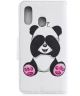 Samsung Galaxy A40 Portemonnee Print Hoesje Panda