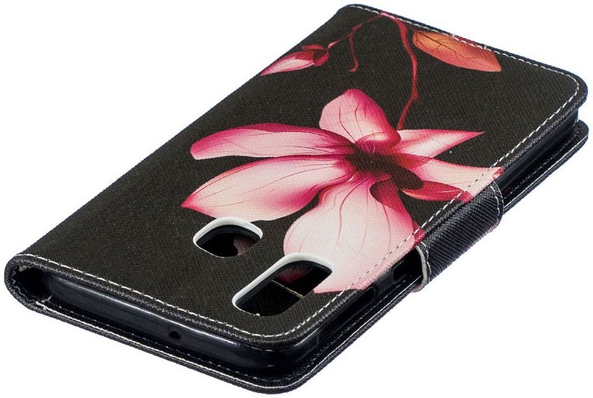 Samsung Galaxy A40 Portemonnee Print Hoesje Bloem afbeelding 8