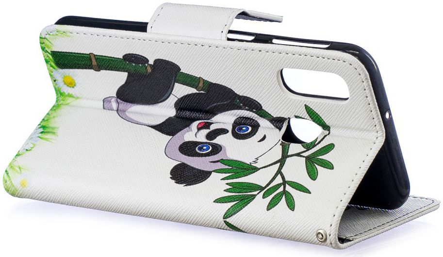 Samsung Galaxy A40 Portemonnee Print Hoesje Lovely Panda afbeelding 5