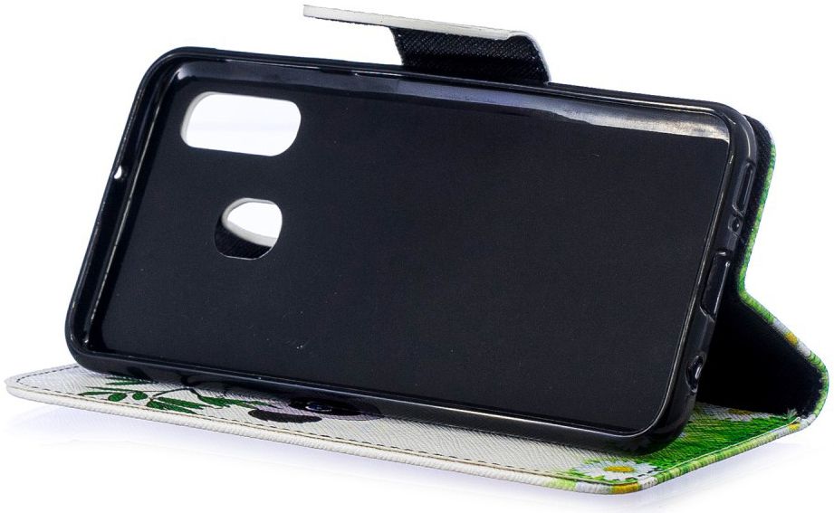 Samsung Galaxy A40 Portemonnee Print Hoesje Lovely Panda afbeelding 6