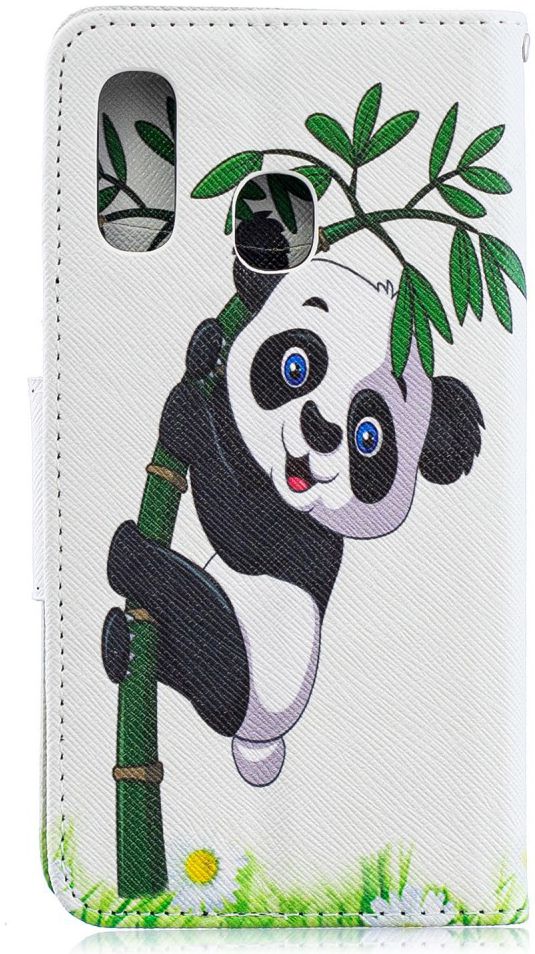 Samsung Galaxy A40 Portemonnee Print Hoesje Lovely Panda afbeelding 9