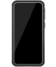 Samsung Galaxy A40 Robuust Hybride Hoesje Zwart