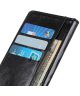 Samsung Galaxy A40 Portemonnee Knoop Hoesje Zwart