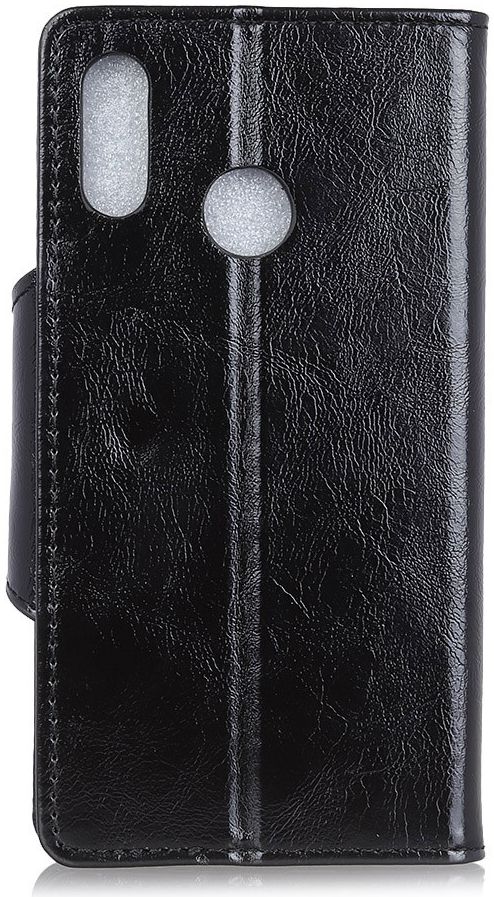 Samsung Galaxy A40 Portemonnee Knoop Hoesje Zwart afbeelding 8