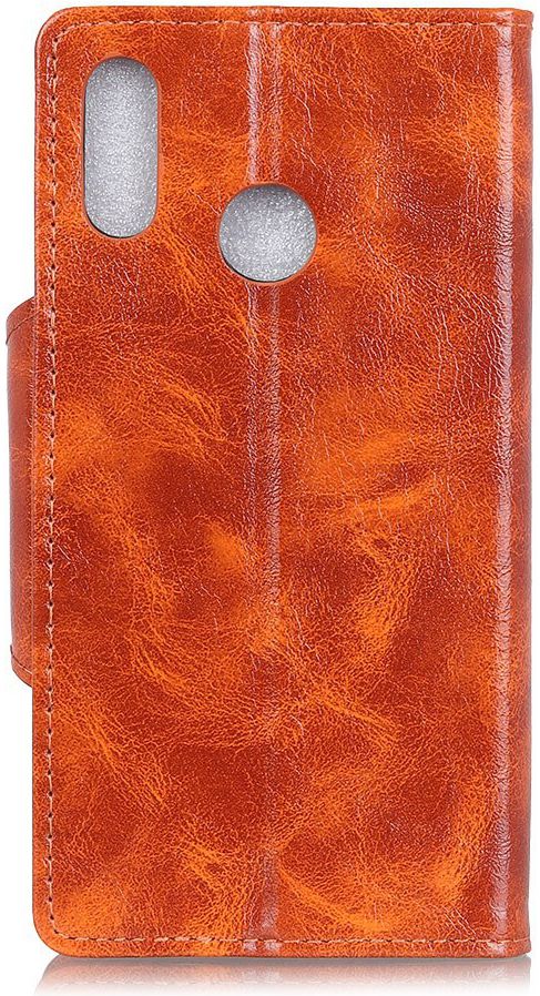 Samsung Galaxy A40 Portemonnee Knoop Hoesje Oranje afbeelding 8