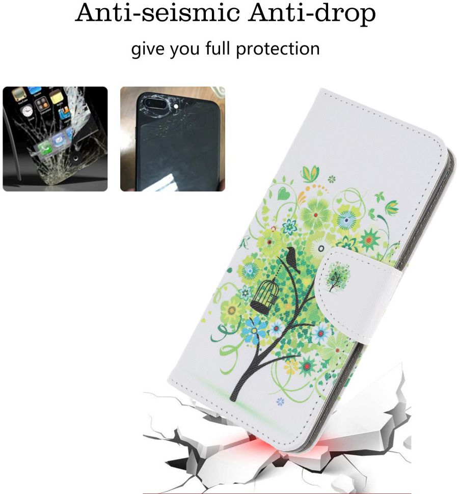 Samsung Galaxy A70 Portemonnee Print Hoesje Tree afbeelding 2
