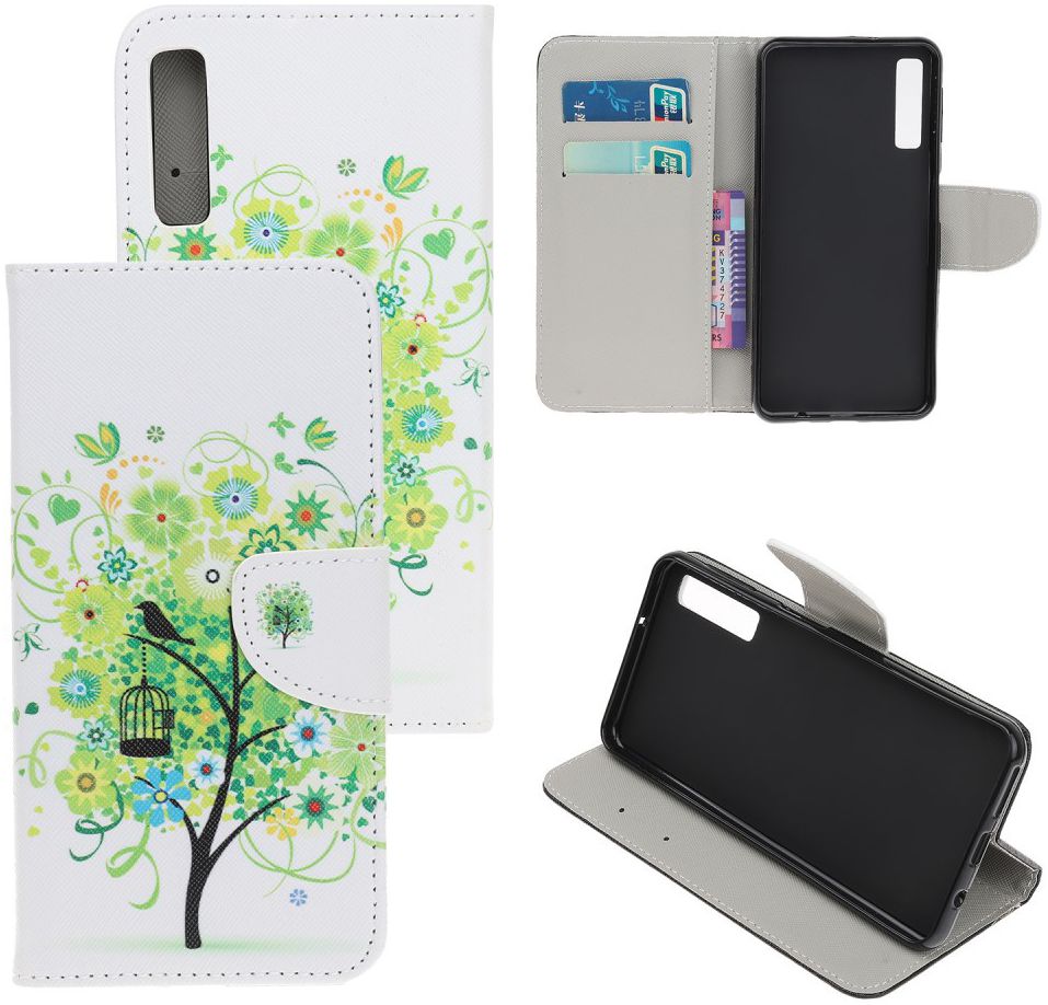 Samsung Galaxy A70 Portemonnee Print Hoesje Tree afbeelding 5