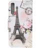 Samsung Galaxy A70 Portemonnee Print Hoesje Eiffeltoren