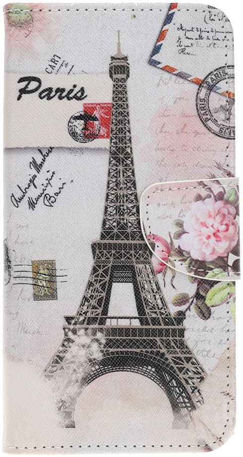 Samsung Galaxy A70 Portemonnee Print Hoesje Eiffeltoren afbeelding 1