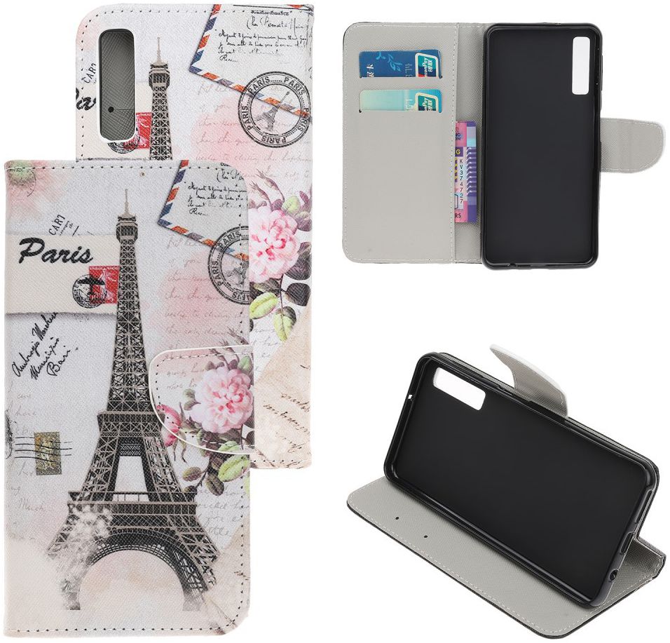 Samsung Galaxy A70 Portemonnee Print Hoesje Eiffeltoren afbeelding 5