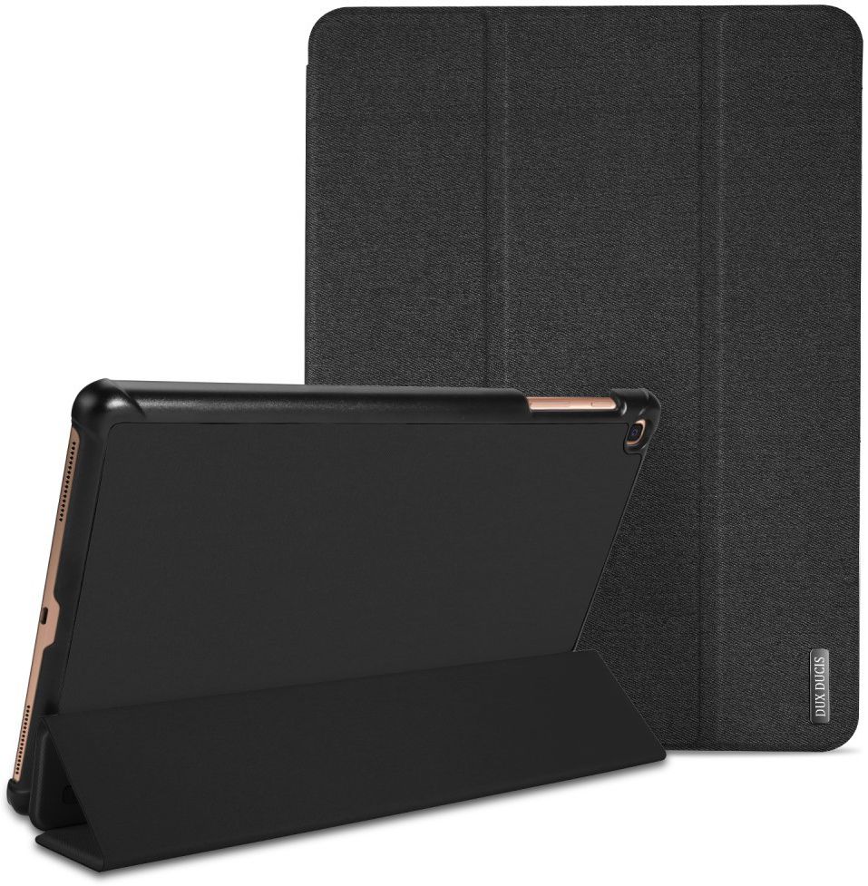 Dux Ducis Samsung Galaxy Tab A 10.1 (2019) Tri-fold Hoes Zwart afbeelding 2