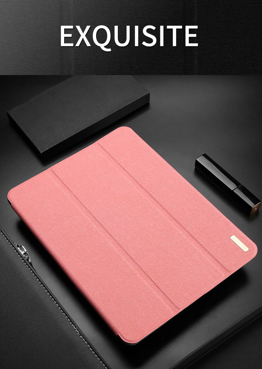 Dux Ducis Samsung Galaxy Tab A 10.1 (2019) Tri-fold Hoes Roze afbeelding 6