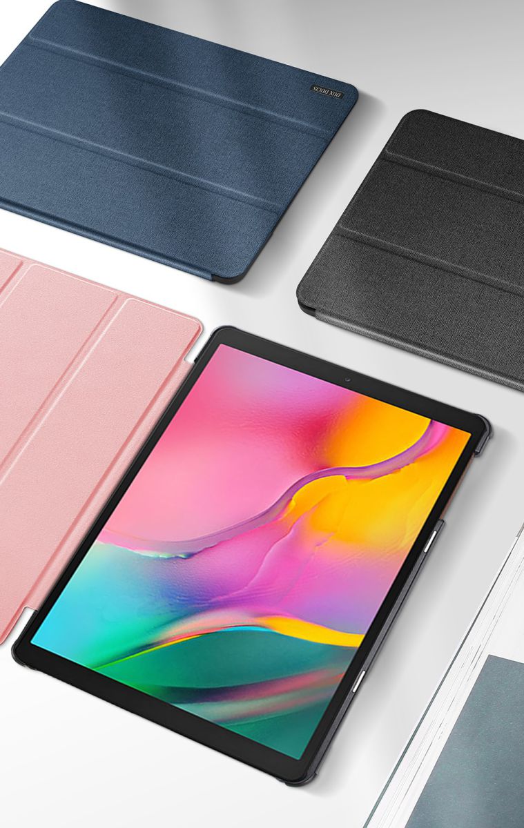 Dux Ducis Samsung Galaxy Tab A 10.1 (2019) Tri-fold Hoes Roze afbeelding 7