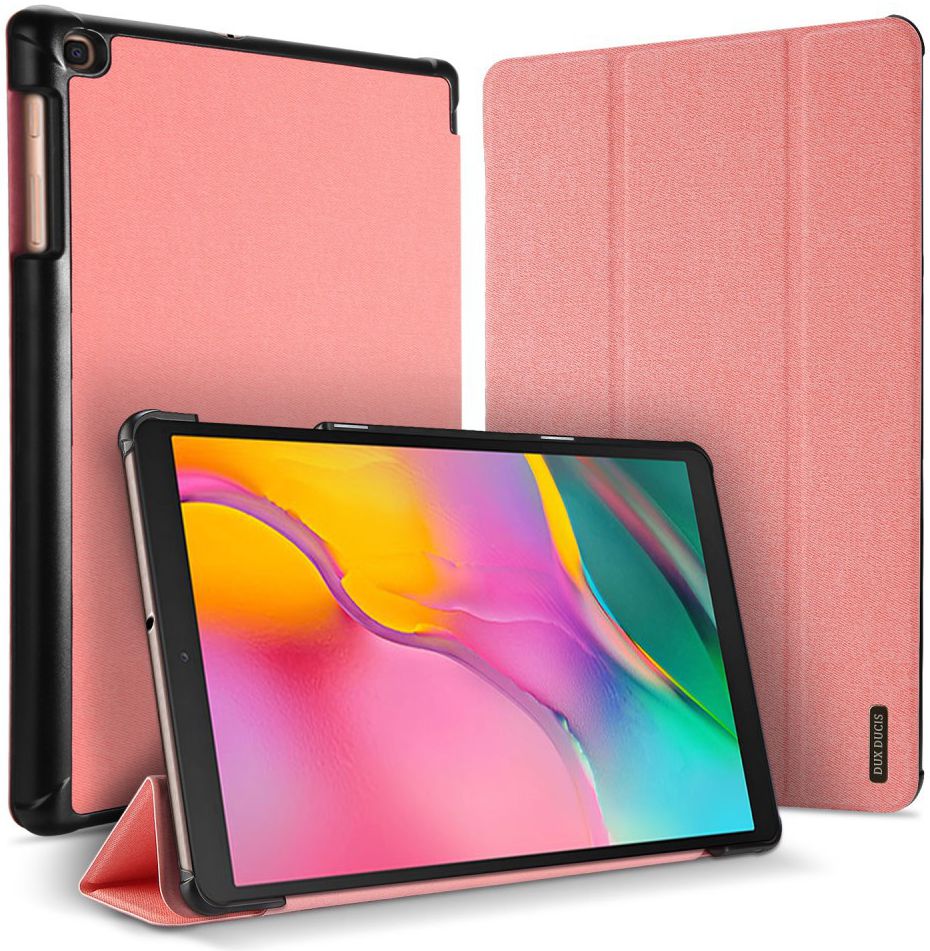 Dux Ducis Samsung Galaxy Tab A 10.1 (2019) Tri-fold Hoes Roze afbeelding 1
