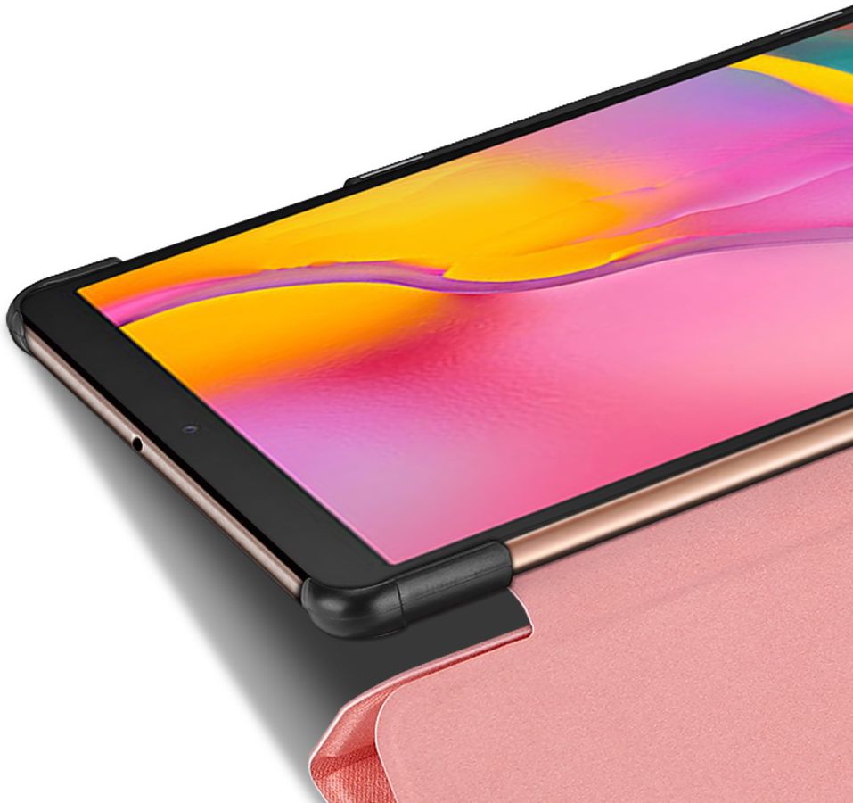Dux Ducis Samsung Galaxy Tab A 10.1 (2019) Tri-fold Hoes Roze afbeelding 4