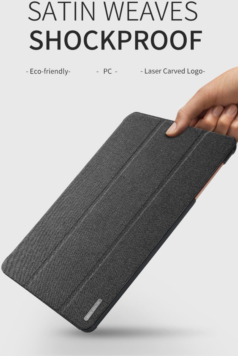 Dux Ducis Samsung Galaxy Tab A 10.1 (2019) Tri-fold Hoes Blauw afbeelding 8