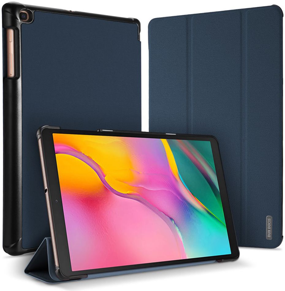 Dux Ducis Samsung Galaxy Tab A 10.1 (2019) Tri-fold Hoes Blauw afbeelding 1