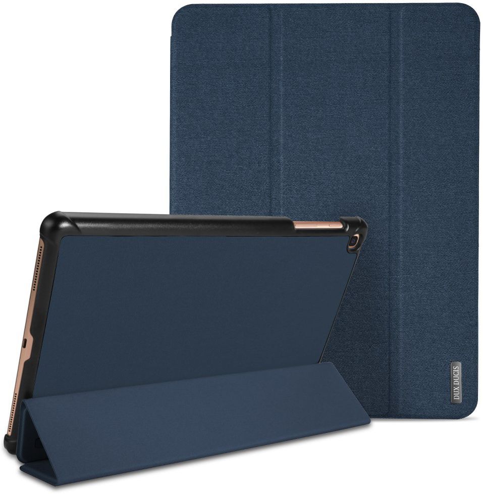 Dux Ducis Samsung Galaxy Tab A 10.1 (2019) Tri-fold Hoes Blauw afbeelding 2