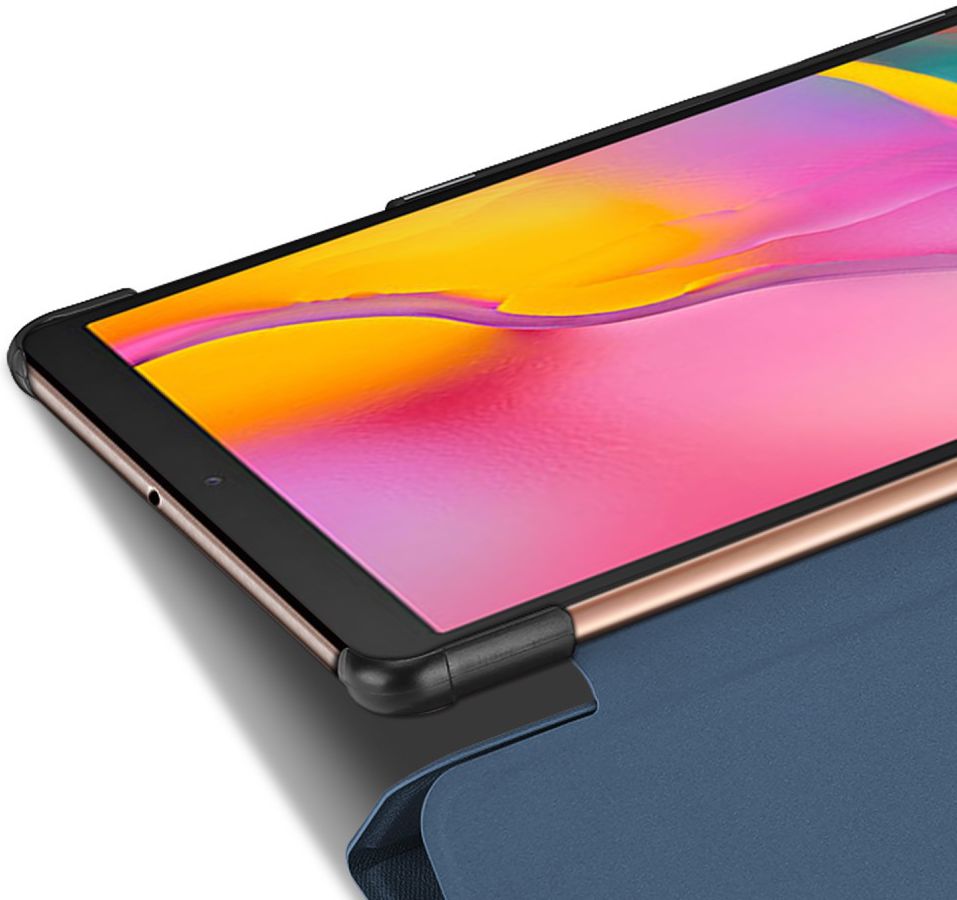 Dux Ducis Samsung Galaxy Tab A 10.1 (2019) Tri-fold Hoes Blauw afbeelding 4