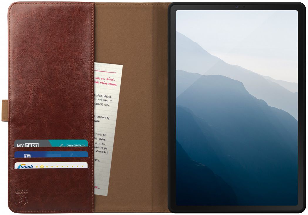 Rosso Element Samsung Galaxy Tab S5e Hoes Book Cover Bruin afbeelding 3