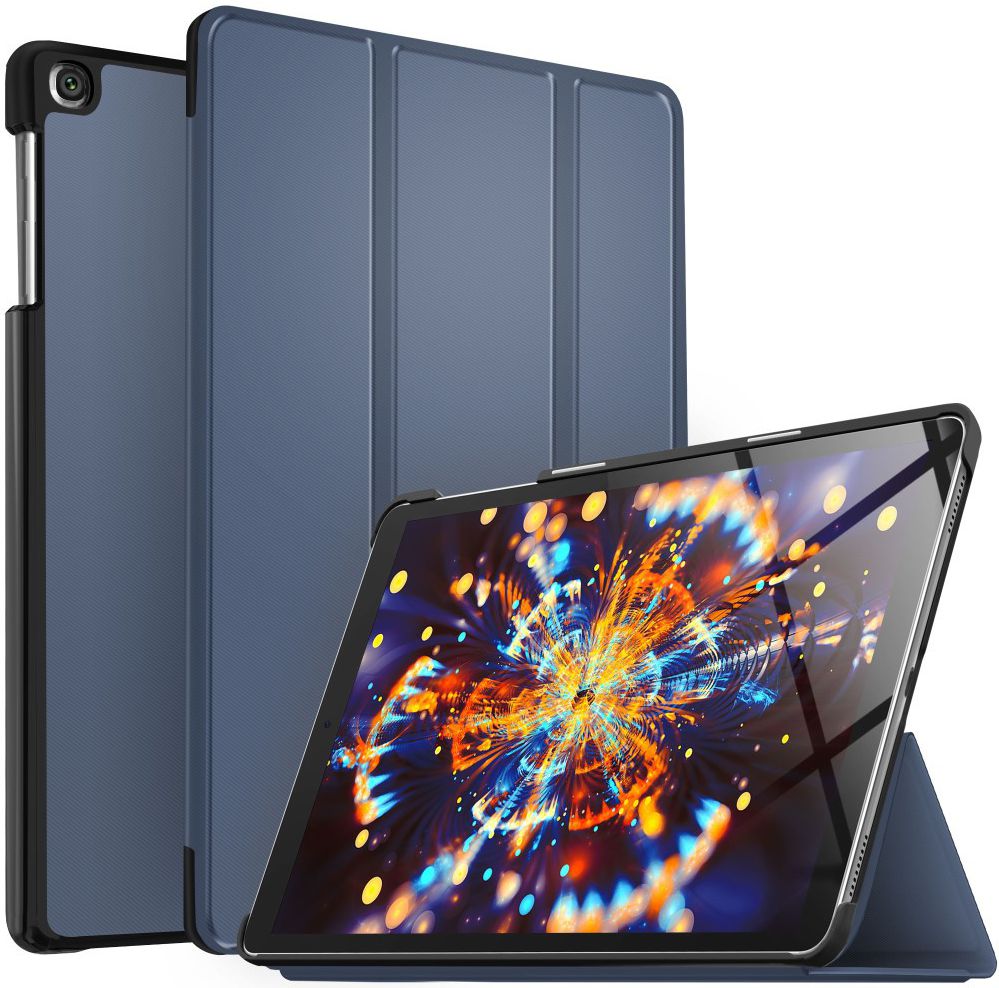 Galaxy Tab A 10.1 (2019) Tri-fold Hoes Blauw GSMpunt.nl