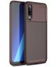 Samsung Galaxy A50 Hoesje Geborsteld Carbon Brons