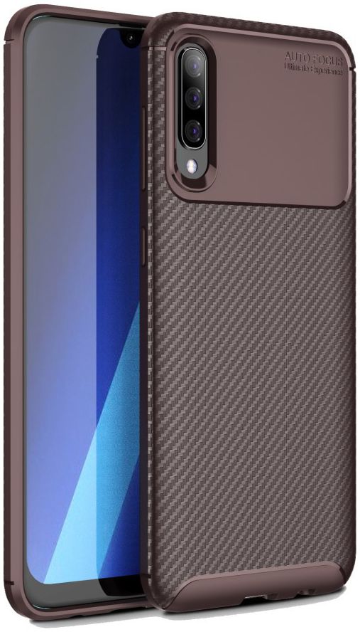 Samsung Galaxy A50 Hoesje Geborsteld Carbon Brons afbeelding 1