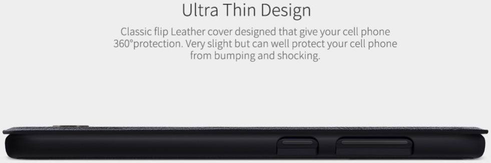 Nillkin Qin Series Flip Hoesje Samsung Galaxy A70 Zwart afbeelding 6