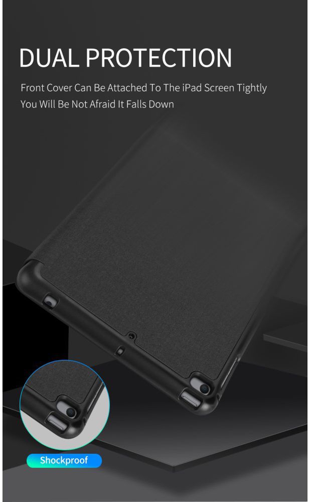 Dux Ducis Domo Series Apple iPad Mini 5 (2019) Tri-fold Hoes Zwart afbeelding 7