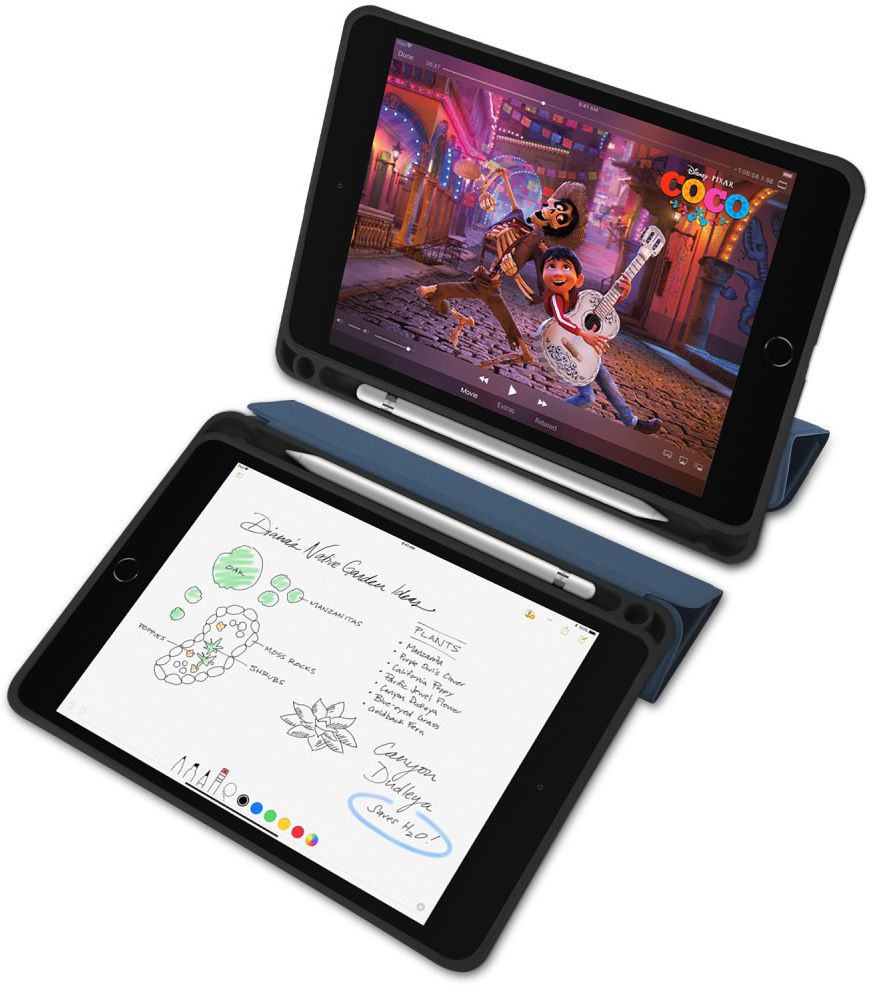 Dux Ducis Domo Series Apple iPad Mini 5 (2019) Tri-fold Hoes Blauw afbeelding 3