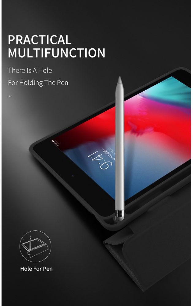 Dux Ducis Domo Series Apple iPad Mini 5 (2019) Tri-fold Hoes Blauw afbeelding 9