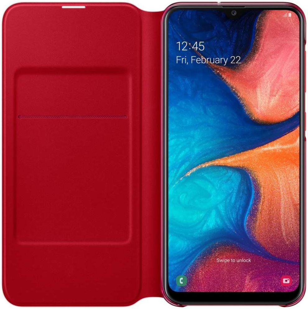Samsung Galaxy A20E Wallet Cover Wit afbeelding 2