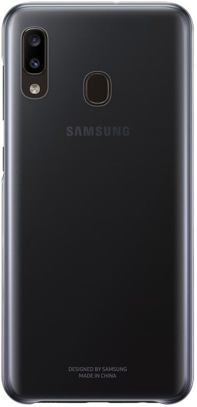 Origineel Samsung Galaxy A20E Hoesje Gradation Cover Zwart afbeelding 1