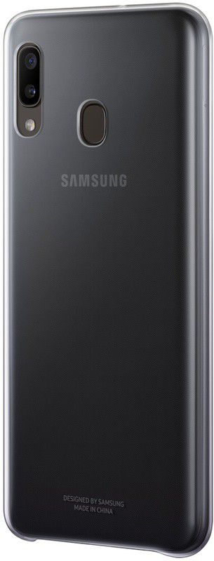 Origineel Samsung Galaxy A20E Hoesje Gradation Cover Zwart afbeelding 3