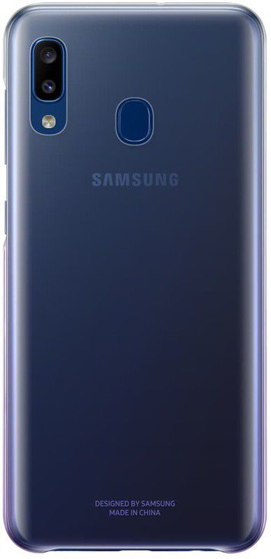 Origineel Samsung Galaxy A20E Hoesje Gradation Cover Paars afbeelding 3