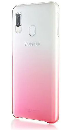 Origineel Samsung Galaxy A20E Hoesje Gradation Cover Roze afbeelding 2