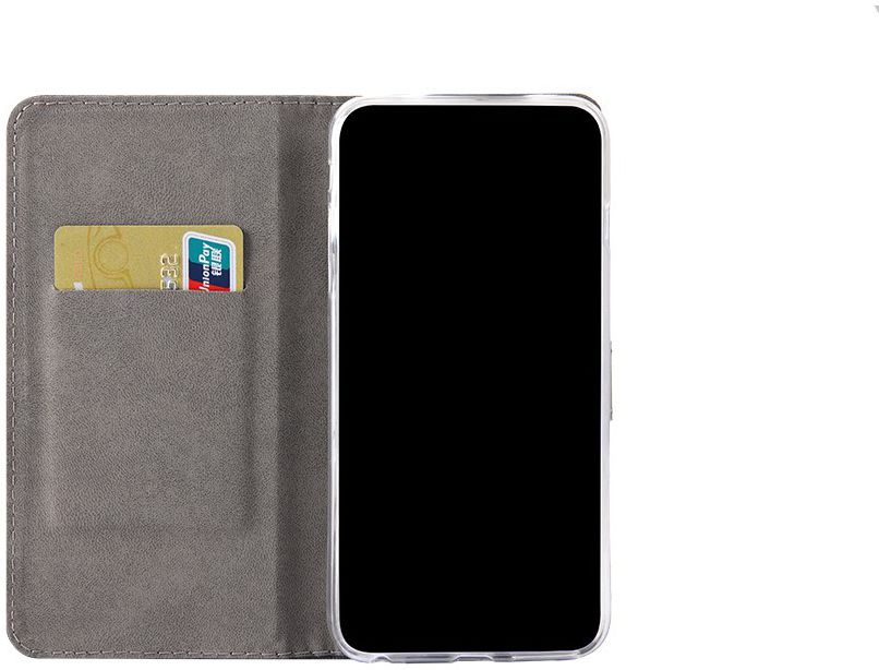 Samsung Galaxy A70 Soft Canvas Portemonnee Hoesje Khaki afbeelding 2